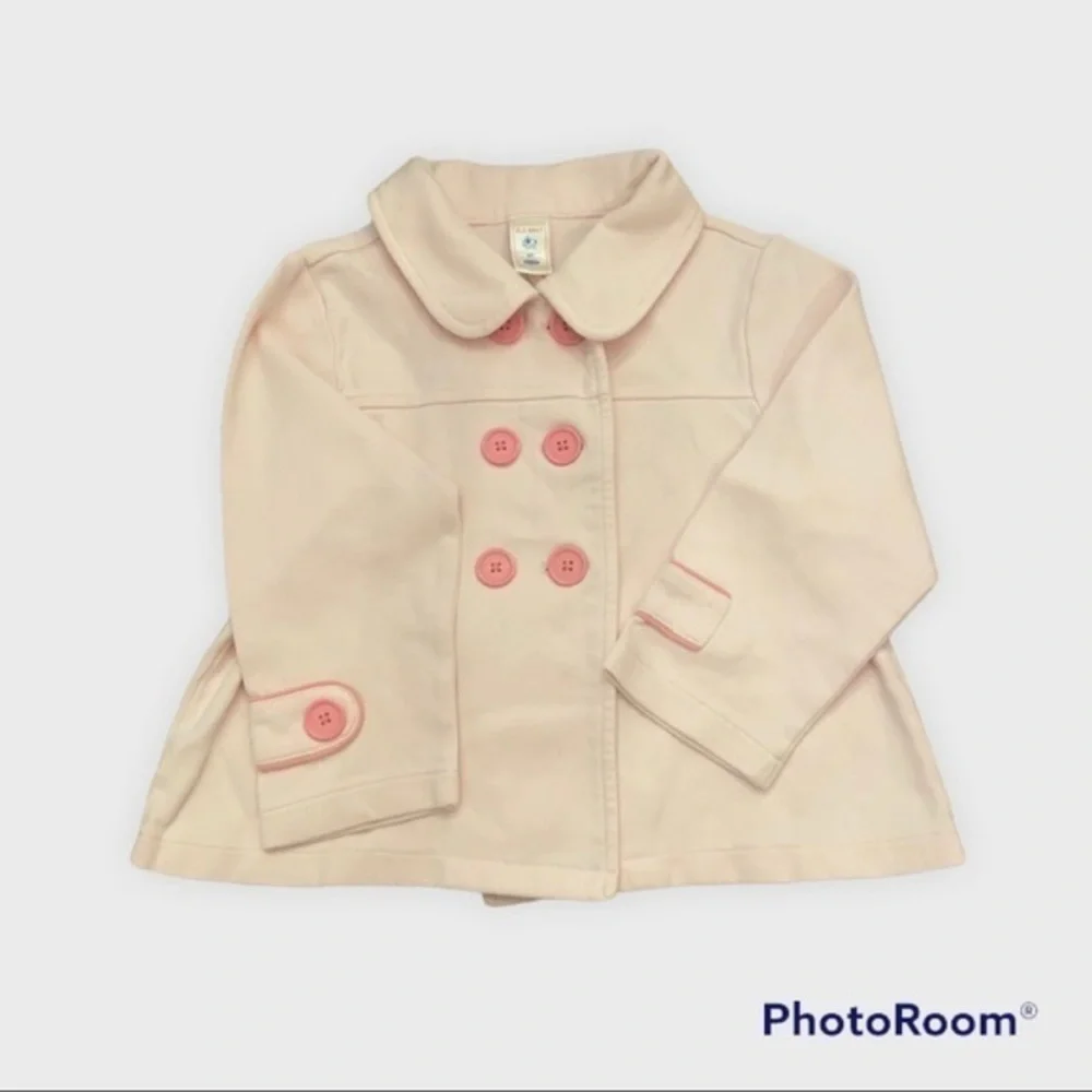 Pink pea coat 108